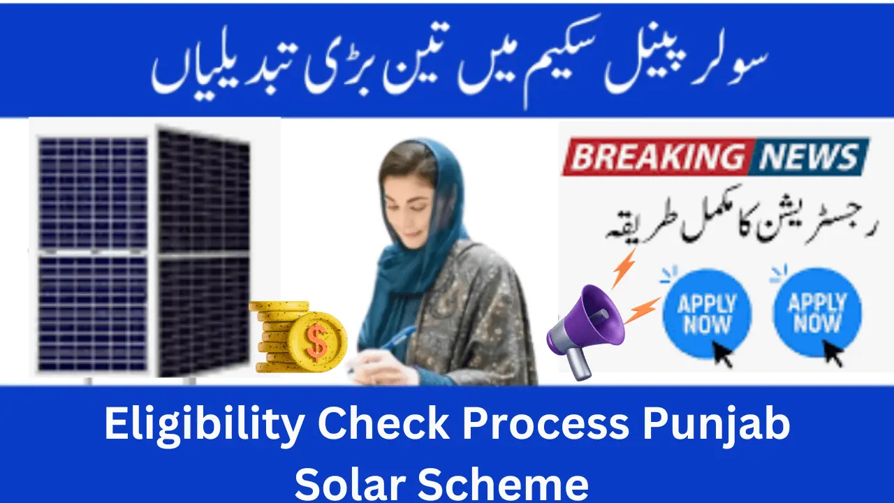 Eligibility Check Process Punjab Solar Scheme