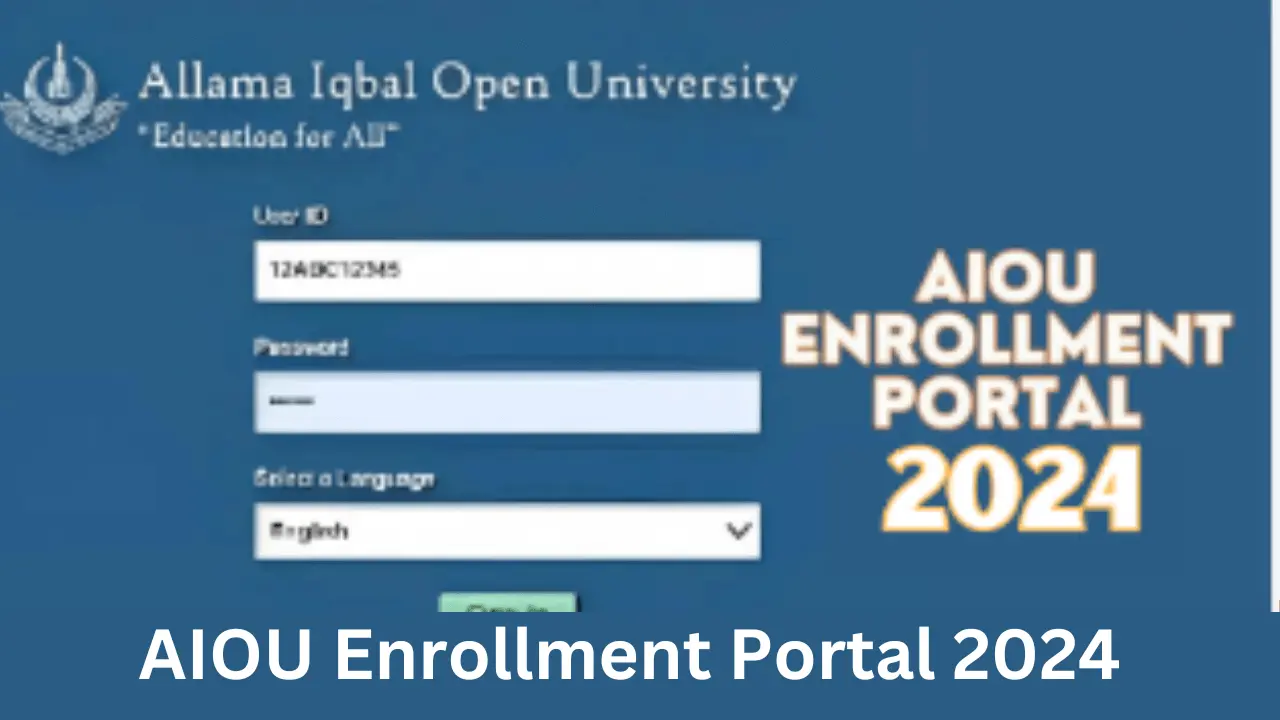 AIOU Enrollment Portal 2024 – Enrollment AIOU Edu Pk